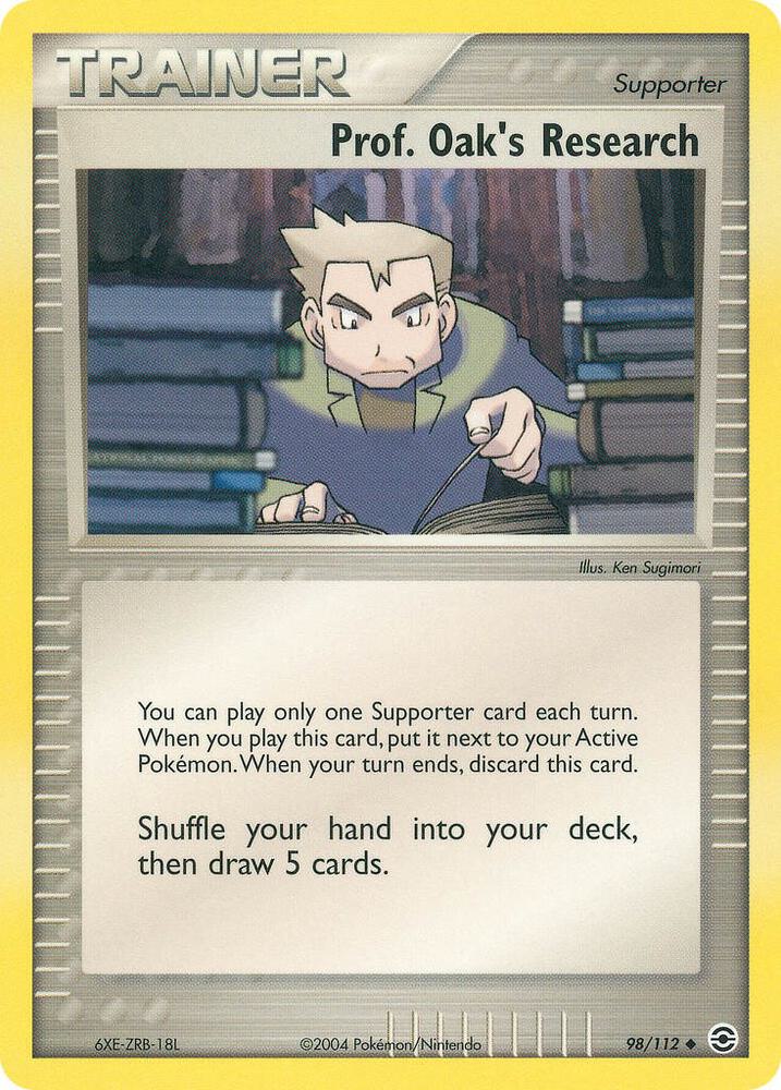 Prof. Oak's Research - EX FireRed & LeafGreen