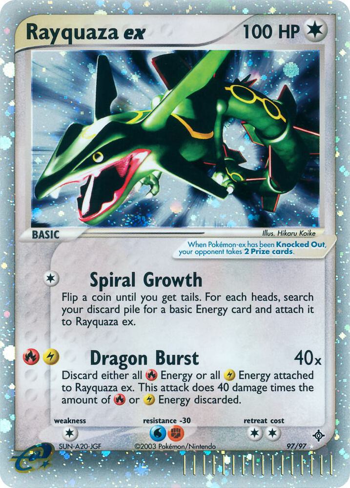 Rayquaza ex - EX Dragon