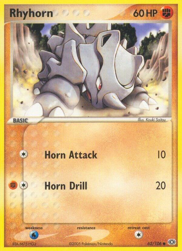 Rhyhorn - EX Emerald