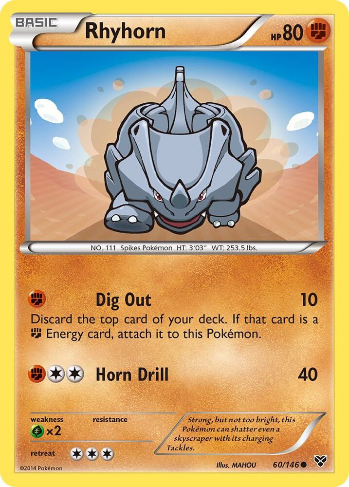 Rhyhorn - XY Base Set