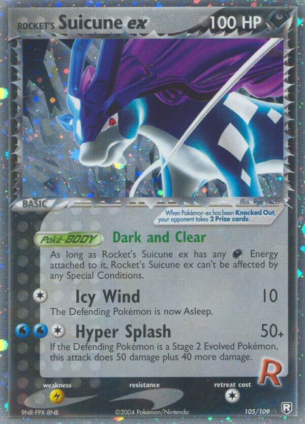 Rocket's Suicune ex - EX Team Rocket Returns
