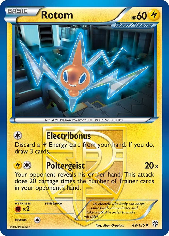 Rotom (Team Plasma) - Plasma Storm