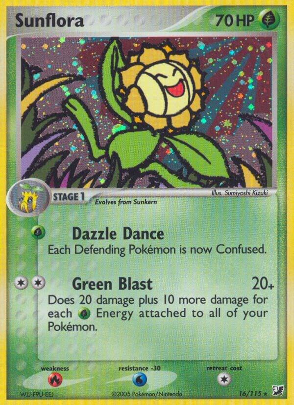 Sunflora - EX Unseen Forces