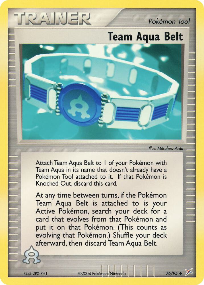 Team Aqua Belt - EX Team Magma vs Team Aqua