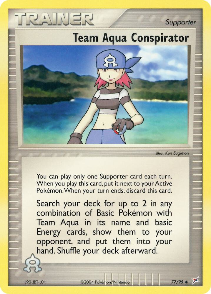 Team Aqua Conspirator - EX Team Magma vs Team Aqua