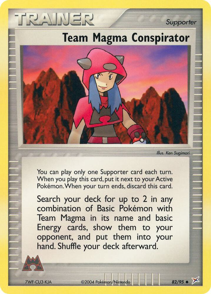 Team Magma Conspirator - EX Team Magma vs Team Aqua