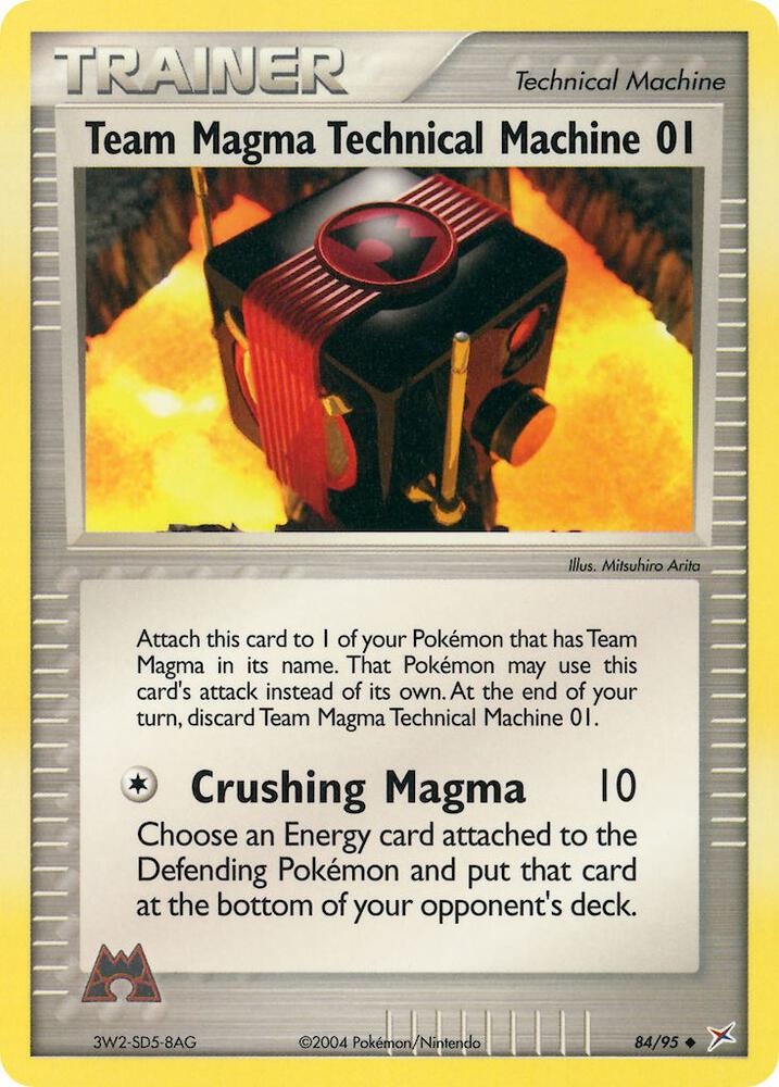Team Magma Technical Machine 01 - EX Team Magma vs Team Aqua