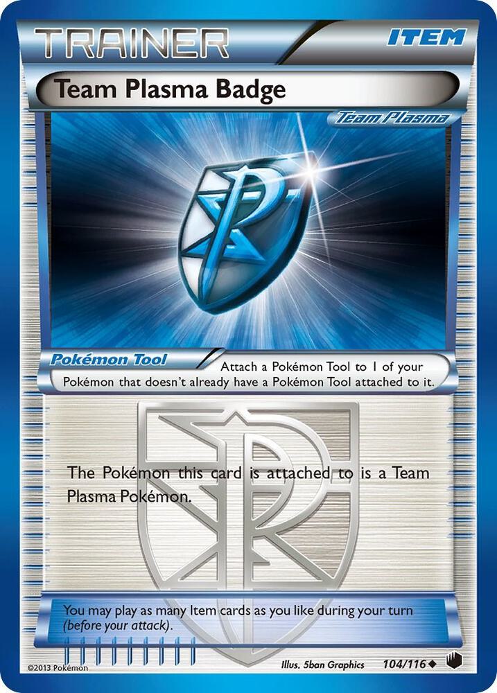 Team Plasma Badge (Team Plasma) - Plasma Freeze