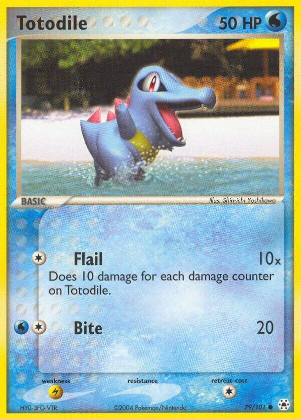 Totodile - EX Hidden Legends