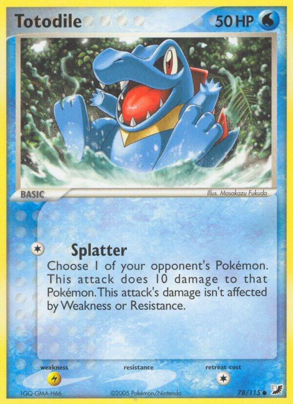 Totodile - EX Unseen Forces