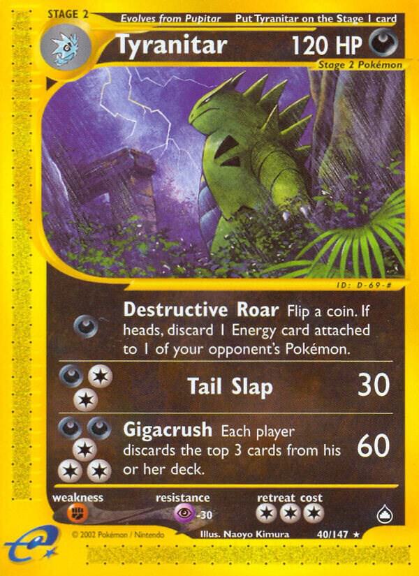 Tyranitar - Aquapolis