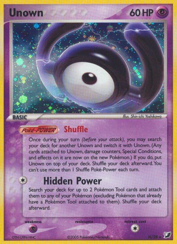 Unown (H) - EX Unseen Forces