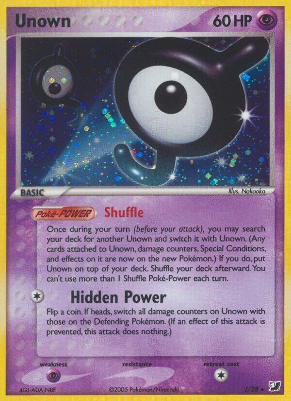 Unown (J) - EX Unseen Forces