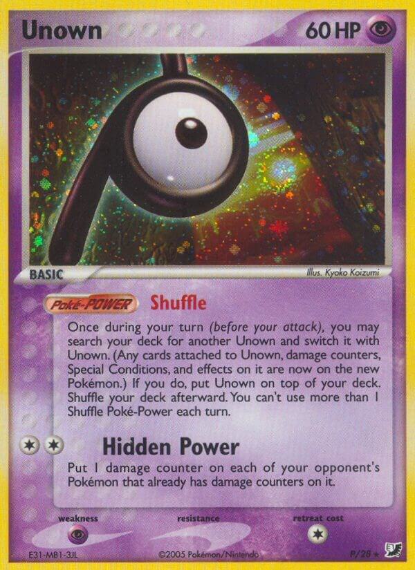 Unown (P) - EX Unseen Forces