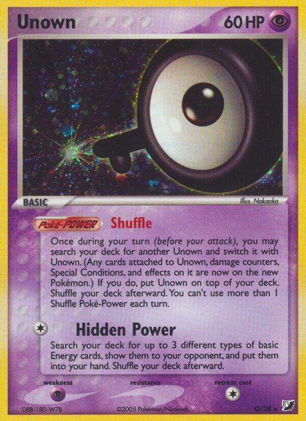Unown (Q) - EX Unseen Forces