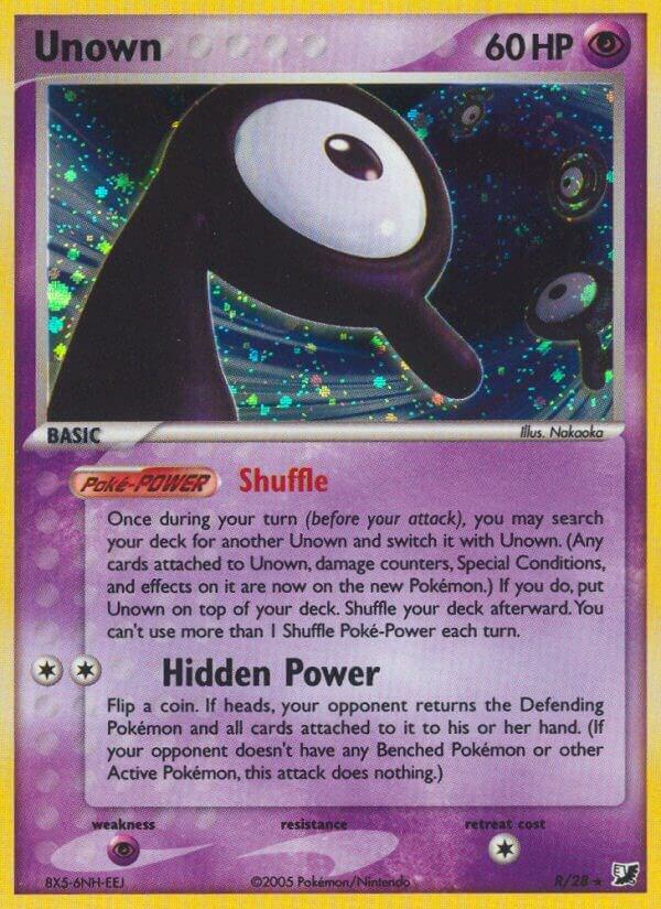 Unown (R) - EX Unseen Forces