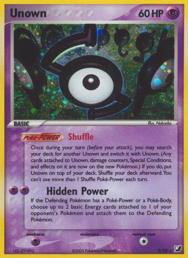 Unown (S) - EX Unseen Forces