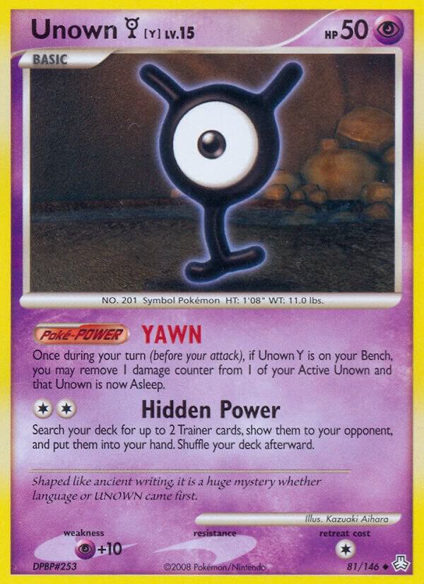 Unown (Y) - Legends Awakened
