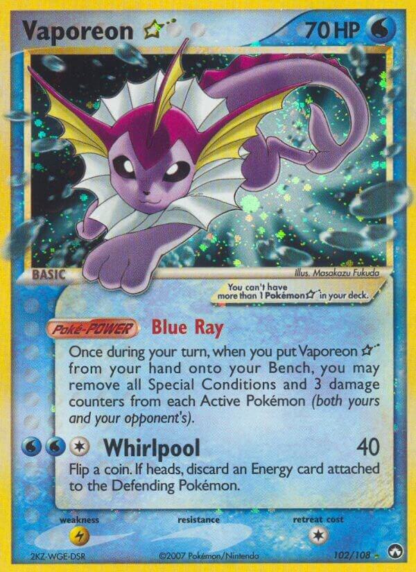Vaporeon Star - EX Power Keepers