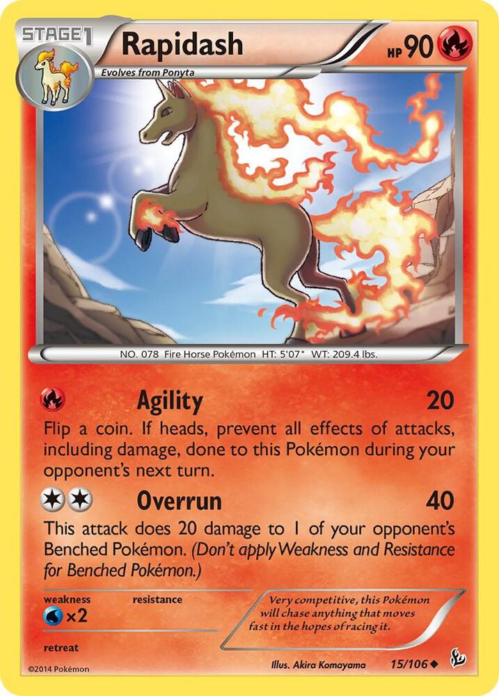 Rapidash - XY - Flashfire