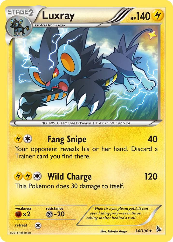 Luxray - XY - Flashfire