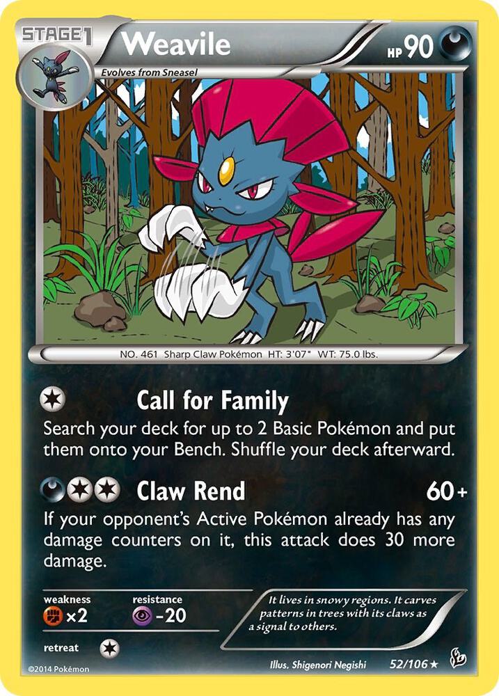 Weavile - XY - Flashfire