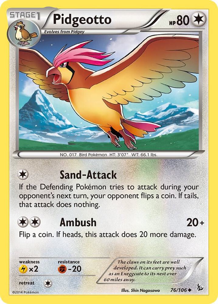 Pidgeotto - XY - Flashfire