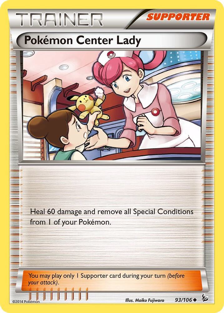 Pokemon Center Lady - XY - Flashfire