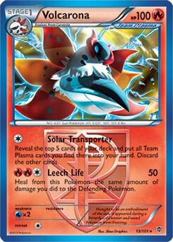 Volcarona - 13/101 (BW Plasma Blast) - Deck Exclusives