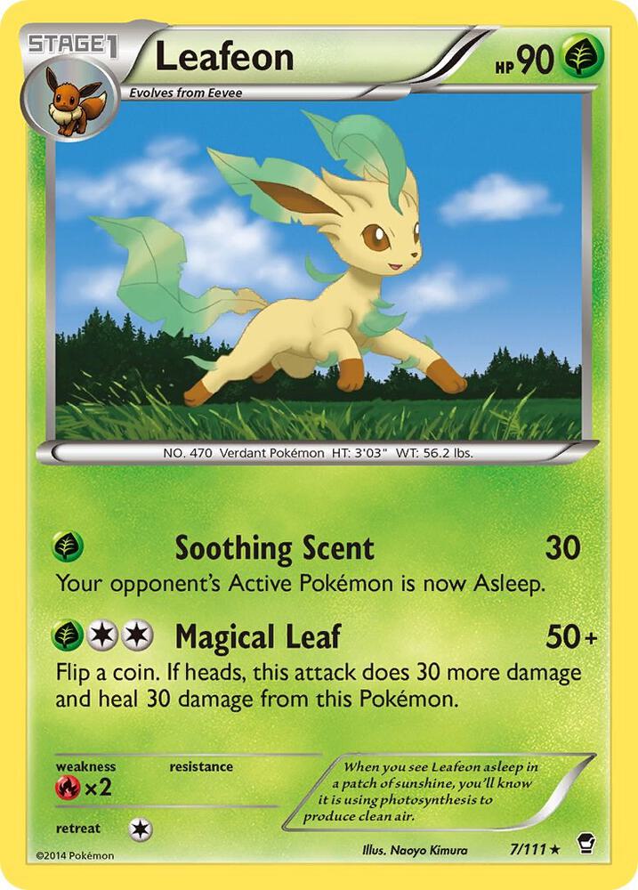 Leafeon - XY - Furious Fists