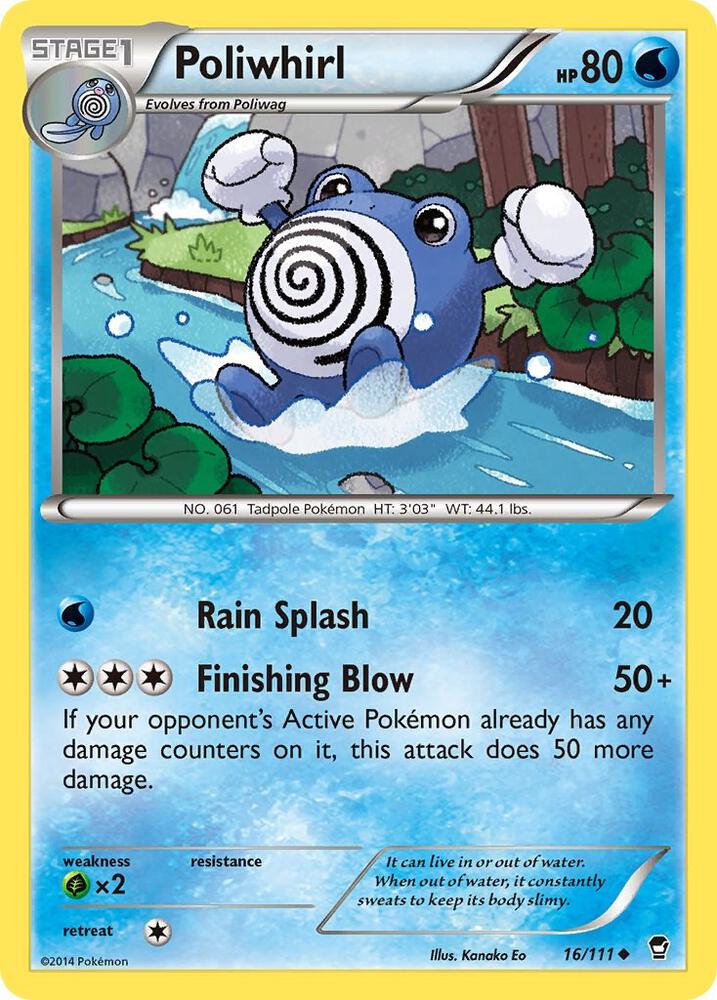 Poliwhirl - XY - Furious Fists