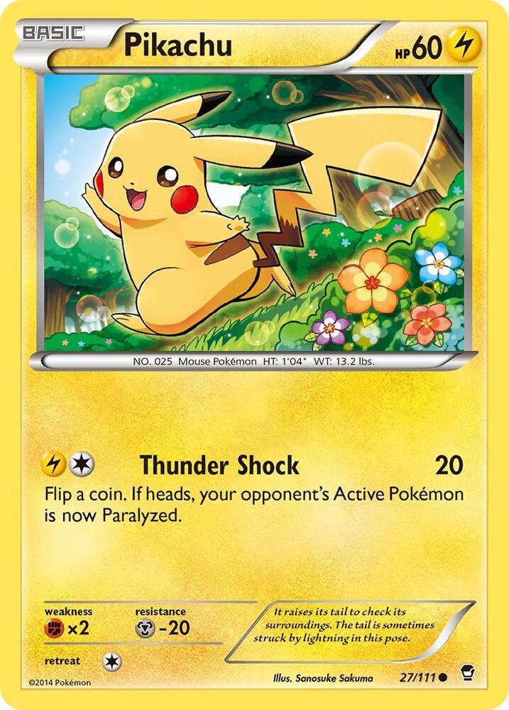 Pikachu - XY - Furious Fists