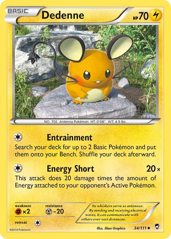 Dedenne - XY - Furious Fists