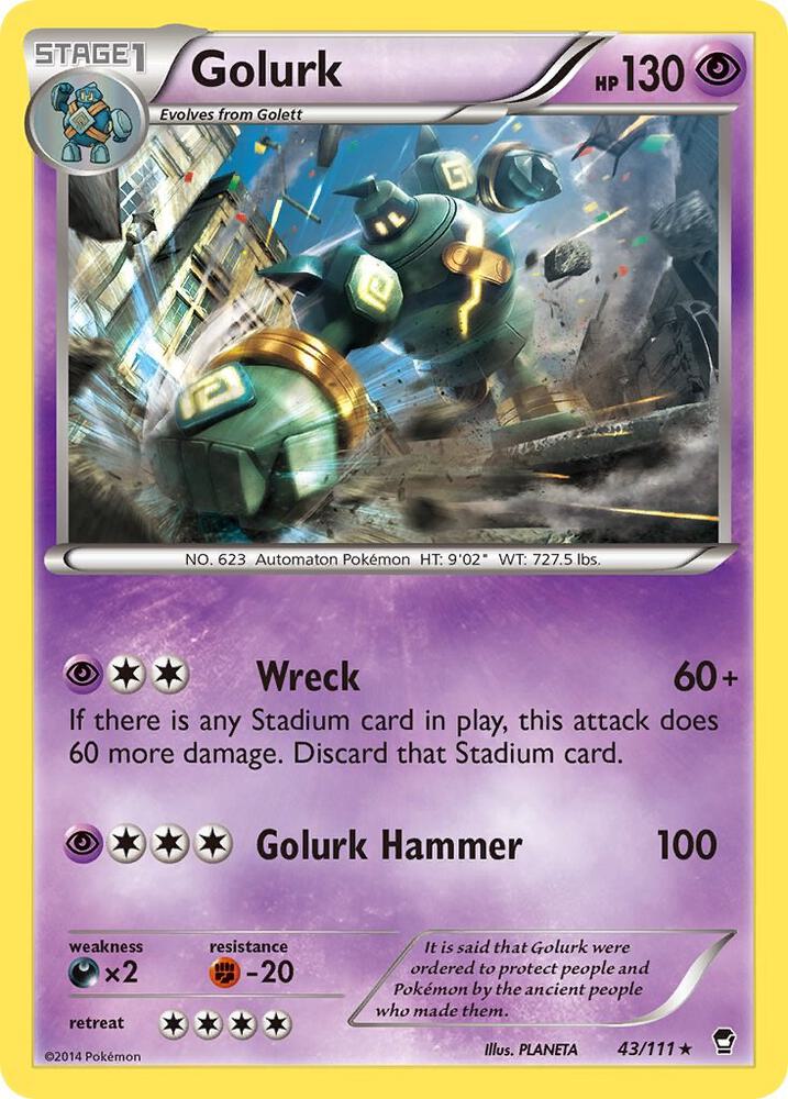 Golurk - XY - Furious Fists