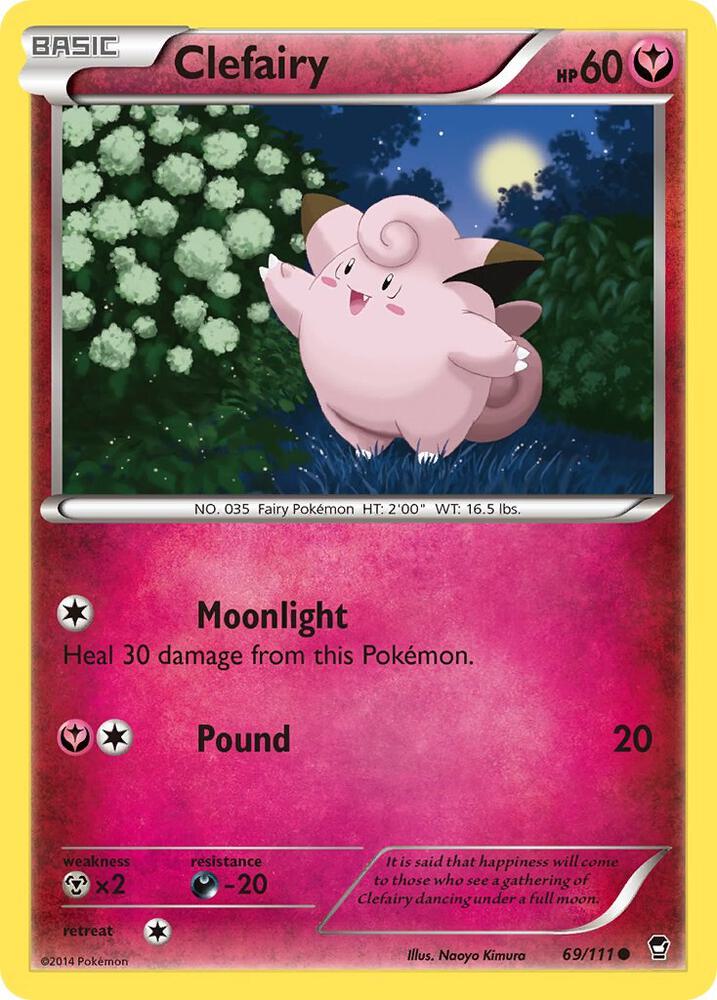 Clefairy - XY - Furious Fists