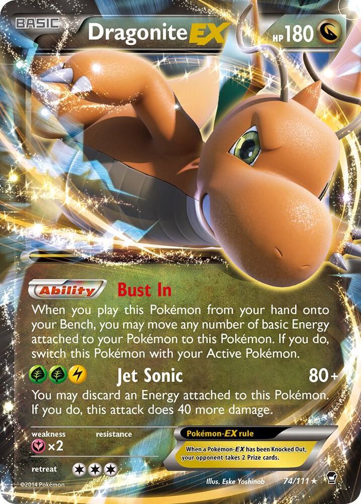 Dragonite EX - XY - Furious Fists