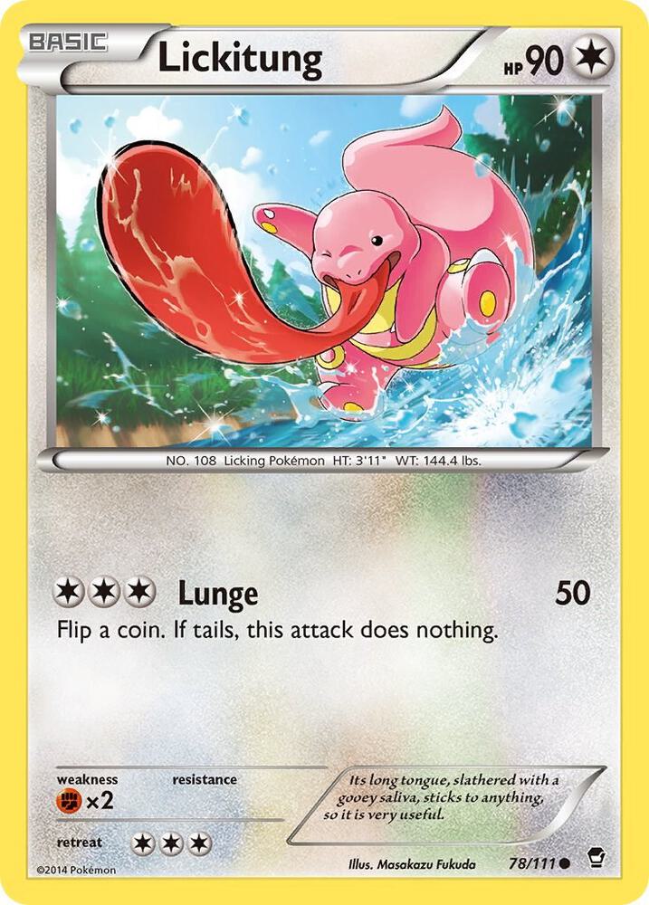 Lickitung - XY - Furious Fists