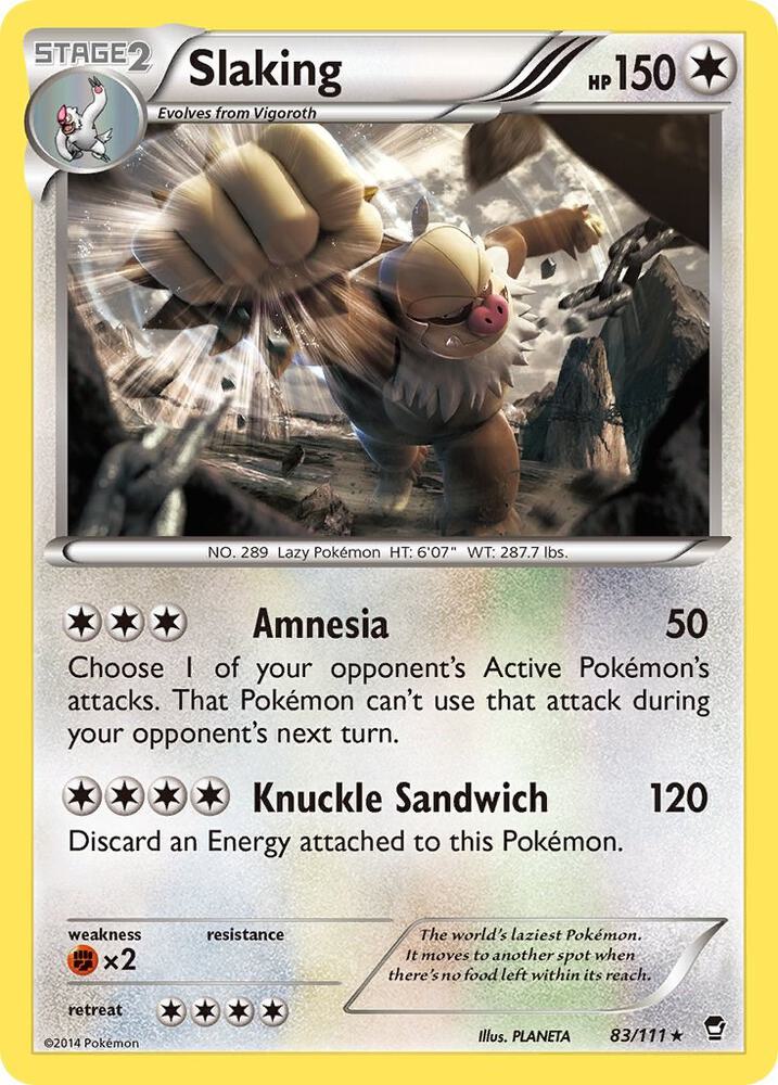 Slaking - XY - Furious Fists