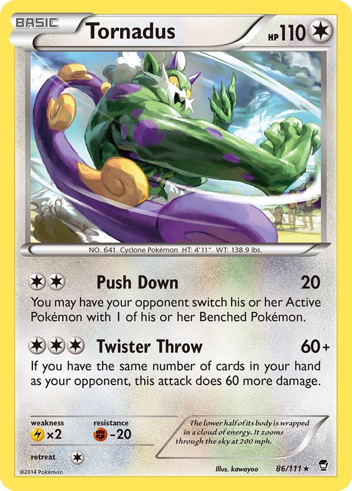 Tornadus - XY - Furious Fists
