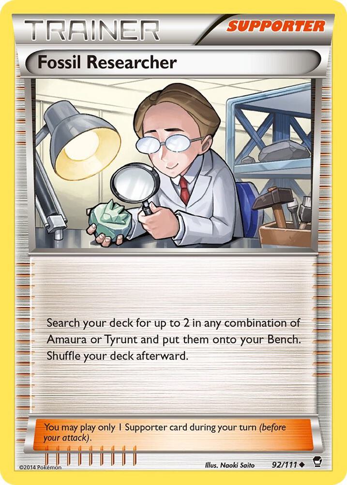 Fossil Researcher - XY - Furious Fists
