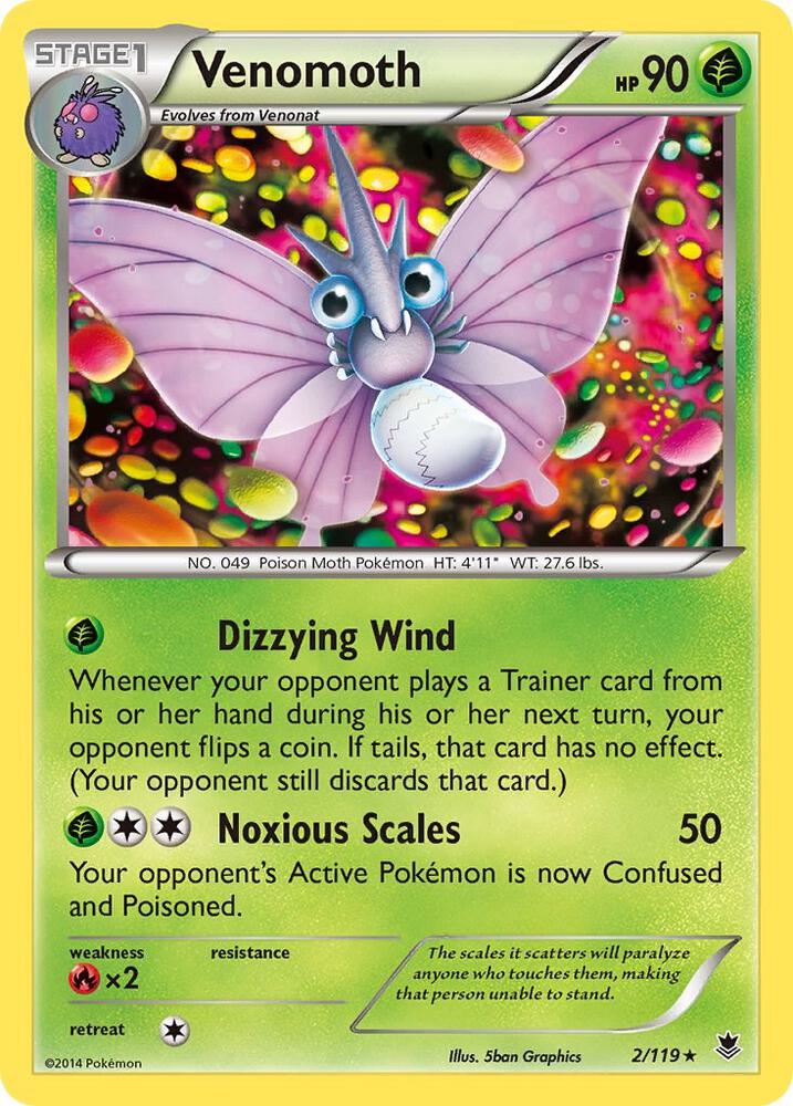 Venomoth - XY - Phantom Forces