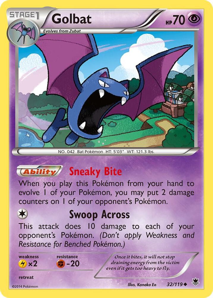 Golbat - XY - Phantom Forces
