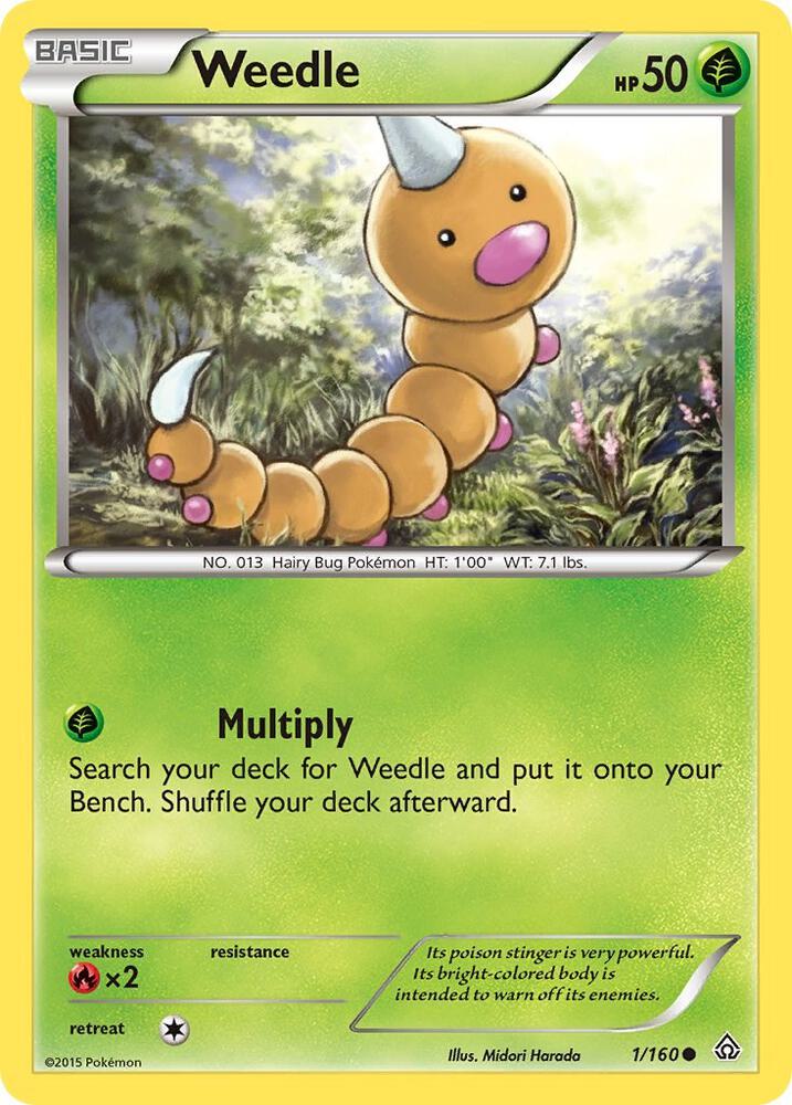 Weedle - XY - Primal Clash