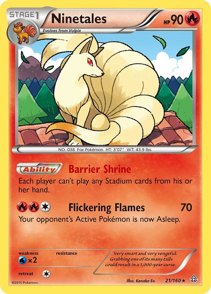 Ninetales - XY - Primal Clash