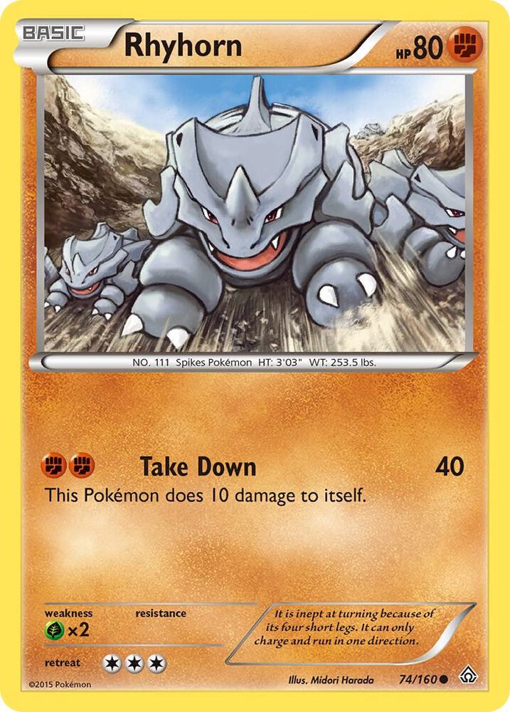 Rhyhorn - XY - Primal Clash