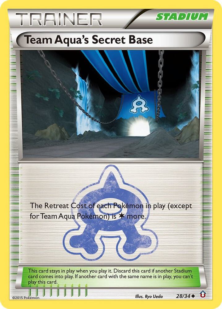 Team Aqua's Secret Base - Double Crisis