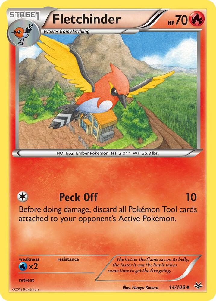 Fletchinder - XY - Roaring Skies