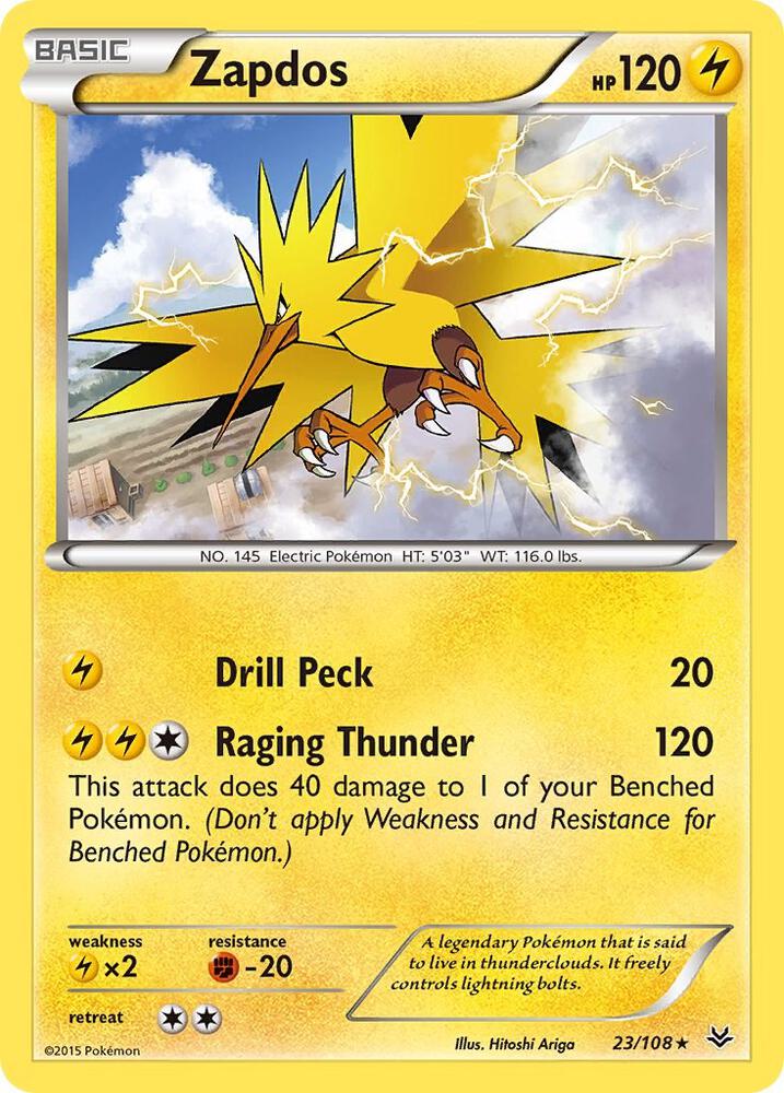 Zapdos - XY - Roaring Skies