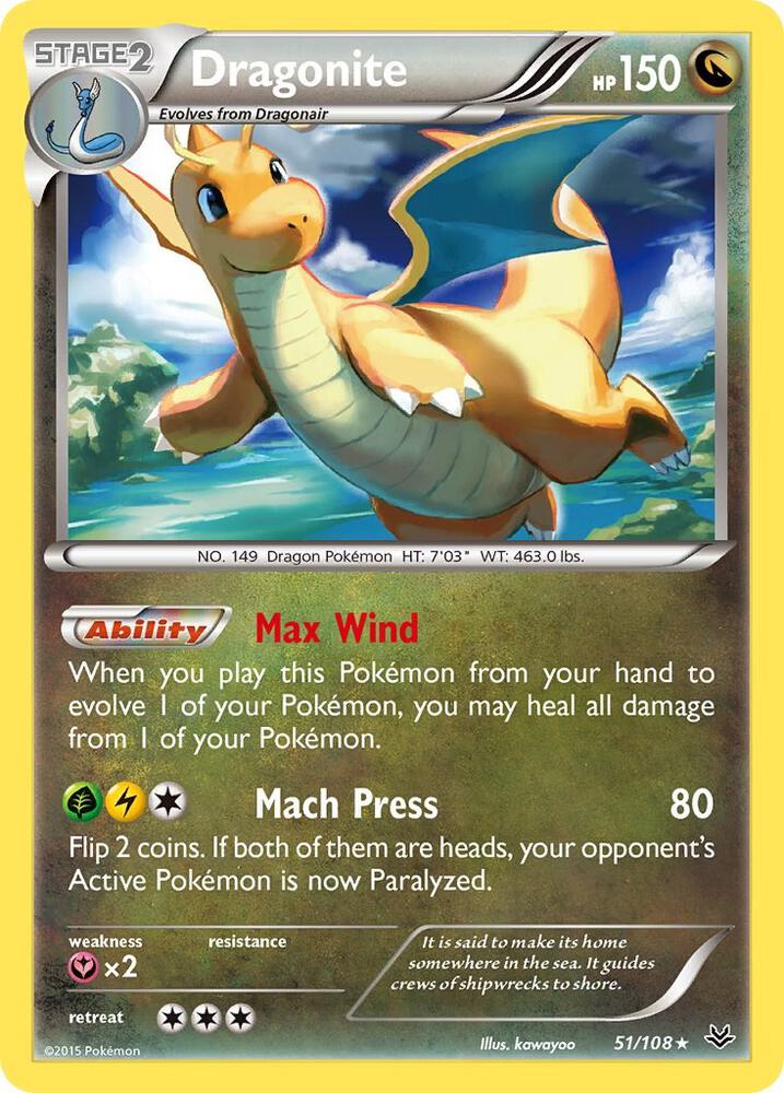 Dragonite - XY - Roaring Skies