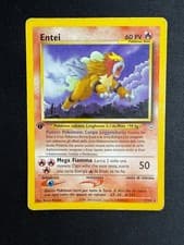 Pokemon Entei 17/64 Neo Revelation Rare First Edition Wizards ITA Vintage Cards